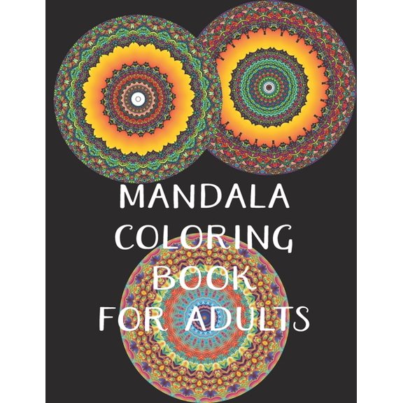 mandala coloring book for adults, (Paperback)