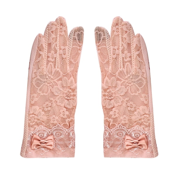 Guantes Cortos De Encaje,Guantes Cortos De Encaje Guantes De Encaje Para Niñas Sol Guantes De Encaje Para Mujer Eficiencia Óptima