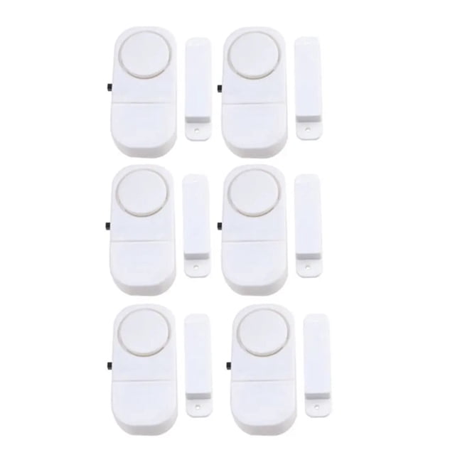6PCS Wireless Anti Theft Easy Install Apartment Burglar Alert Door Alarm Window For Home Security DIY Magnetic Sensor ,Consistent Performance