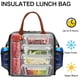 thumbnail image 3 of Bolsa de almuerzo LOKASS Stripes con aislamiento de 27 x 17 x 25 cm de ancho y abierta, 3 of 7