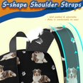 thumbnail image 5 of Australian Shepherd and Dog Paw Print 17" School Backpacks for Teens,Waterproof Oxford Fabric,S-Shape Padded Straps for School,Travel,Hiking,Camping, 5 of 6