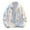 White, variant on Fgnfyis Trench Coat Men Mens Casual Solid Color Denim Jacket Lightweight Comfortable Outerwear for Everyday Wear Mens Jacket White L