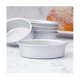 thumbnail image 5 of Aluminum Oval Cake Molds 16Pcs Non-Stick Bakeware Set for Baking Bread Chocolate Cheese, 5 of 5