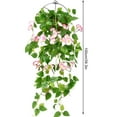 thumbnail image 3 of Fleurs Artificielles Simulées Multibunch Gloires Matinales Artificielles Fleurs Artificielles d'Extérieur Adaptées pour Pot de Fleurs Suspendu Intérieur/extérieur, 3 of 5