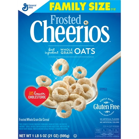 Frosted Cheerios Cereal, Gluten Free, 21 oz