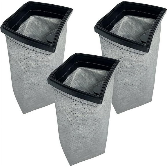 3 Pack Cloth Bags Replacement for Hoover Porta Power Swingette S1015 S1029 CH30000 Commercial Canister Vacuum Cleaner