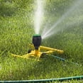 thumbnail image 5 of 360 Degree Adjustable Garden Sprinkler Head with 4-Point Ground Insert ABS Plastic Automatic Rotating Medium Distance Spray for Outdoor Lawn Yard Large Area Water Saving Irrigation System, 5 of 9
