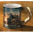 thumbnail image 1 of Tasse Sculptée Retraite Dorée - Cabane 16 oz, 1 of 2