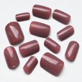 thumbnail image 3 of Bellelfin - 240 uñas postizas cortas a presión, color caramelo, cobertura total, cuadradas, acrílicas brillantes, con 5 láminas de pegamento adhesivo para mujeres y niñas., 3 of 6
