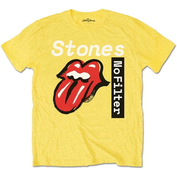 The Rolling Stones Unisex T-Shirt No Filter Text
