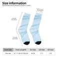 thumbnail image 4 of Goofa Blue Marble Printed Men's Crew Socks, Soft Durable Breathable Moisture-Wicking with Odor Control Cotton socks, 4 of 9