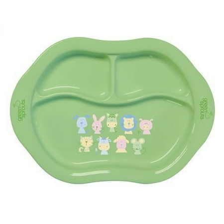Green Sprouts Cornstarch Divided Plate