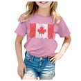 thumbnail image 1 of WEAIXIMIUNG T-Shirt à Manches Courtes pour Petites Filles, Col Rond d'Été, Coupe Décontractée, Basique, 1 of 4