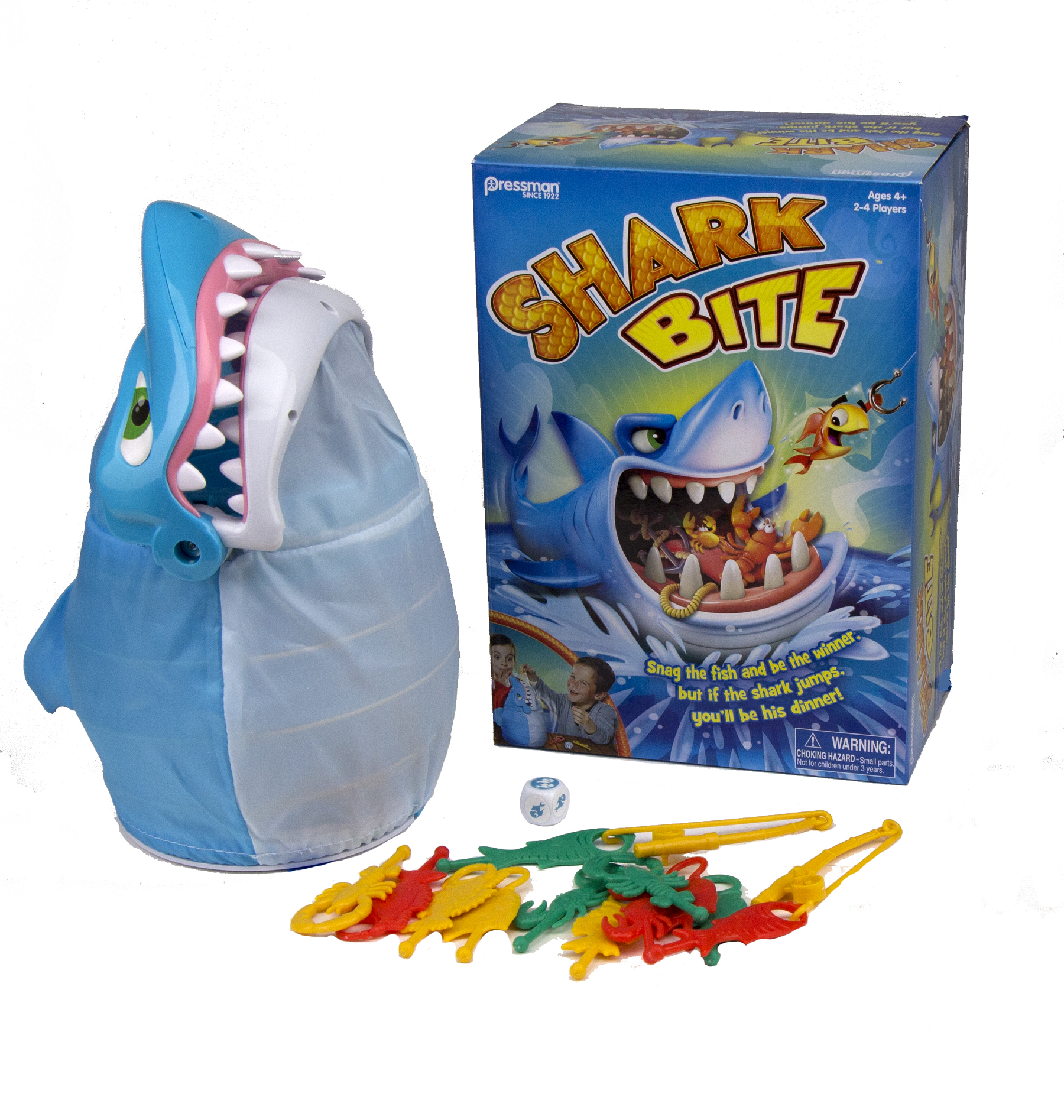 SHARK BITE Kids Game 2-4 Players Ages 4+ Shark Sea Creatures And Fishing  Rods 21853000665