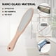 thumbnail image 3 of 1. Lima para pies profesional: nuestra lima para pies Nano Glass se puede usar tanto en pies húmedos como secos para eliminar la piel muerta y endurecida y los callos. En comparación con las limas, 3 of 5