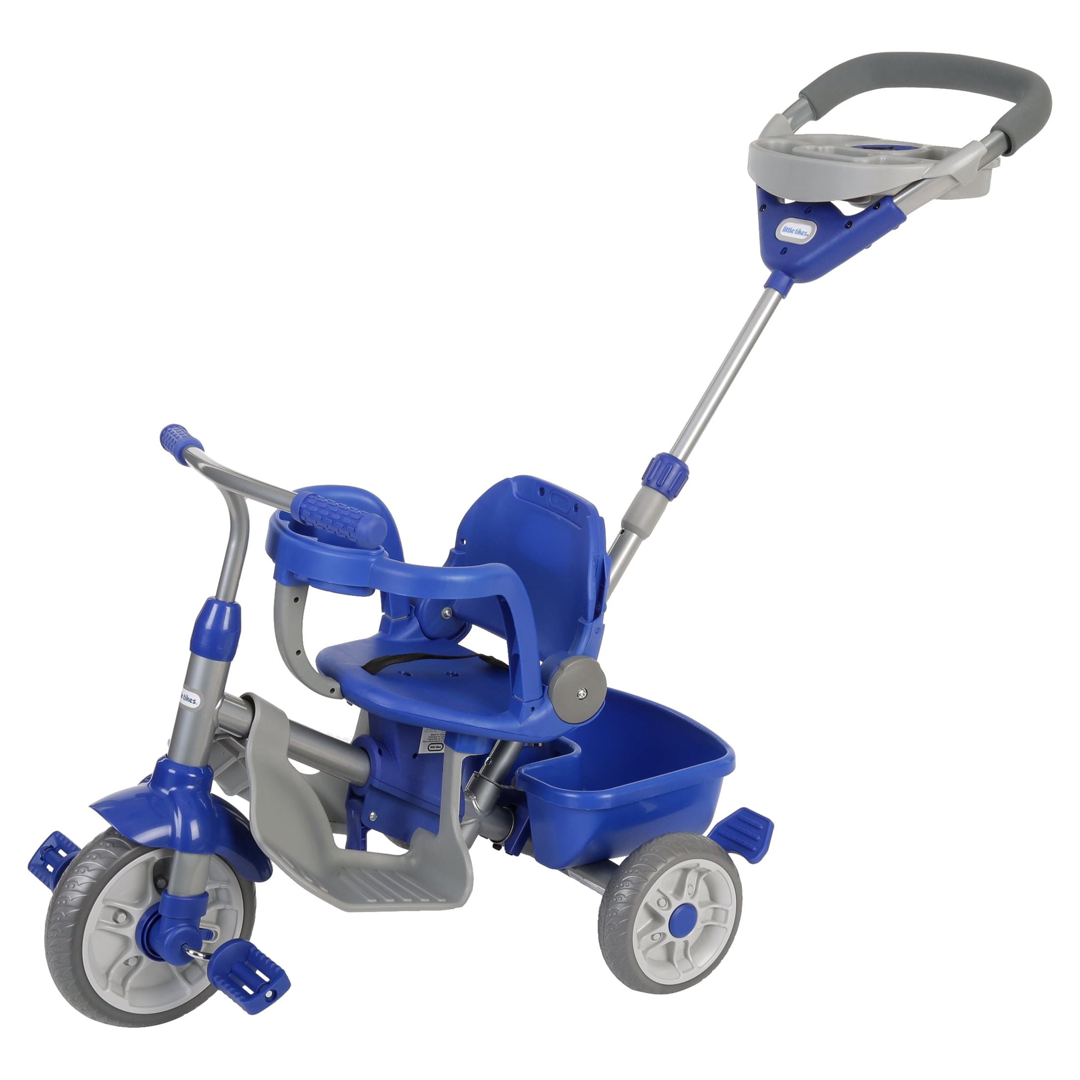 Tricycle enfant évolutif 4 en 1 réglable pliable alu. PP - Bleu - Kiabi -  62.90€