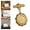 Gold, variant on lacooooppia Empty Price Medals Metal Prize Creative Ornament Craft Gift Participation Trophy Winning Prices for Football Party Games Events Red