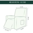 thumbnail image 2 of Recliner Chair Slipcover, Stretch Armchair Cover 1-Piece Washable Sofa Cover Spandex, 2 of 6