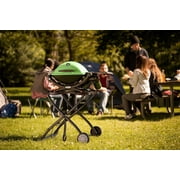 Weber Q 1200 1-Burner Propane Gas Portable Grill, Green