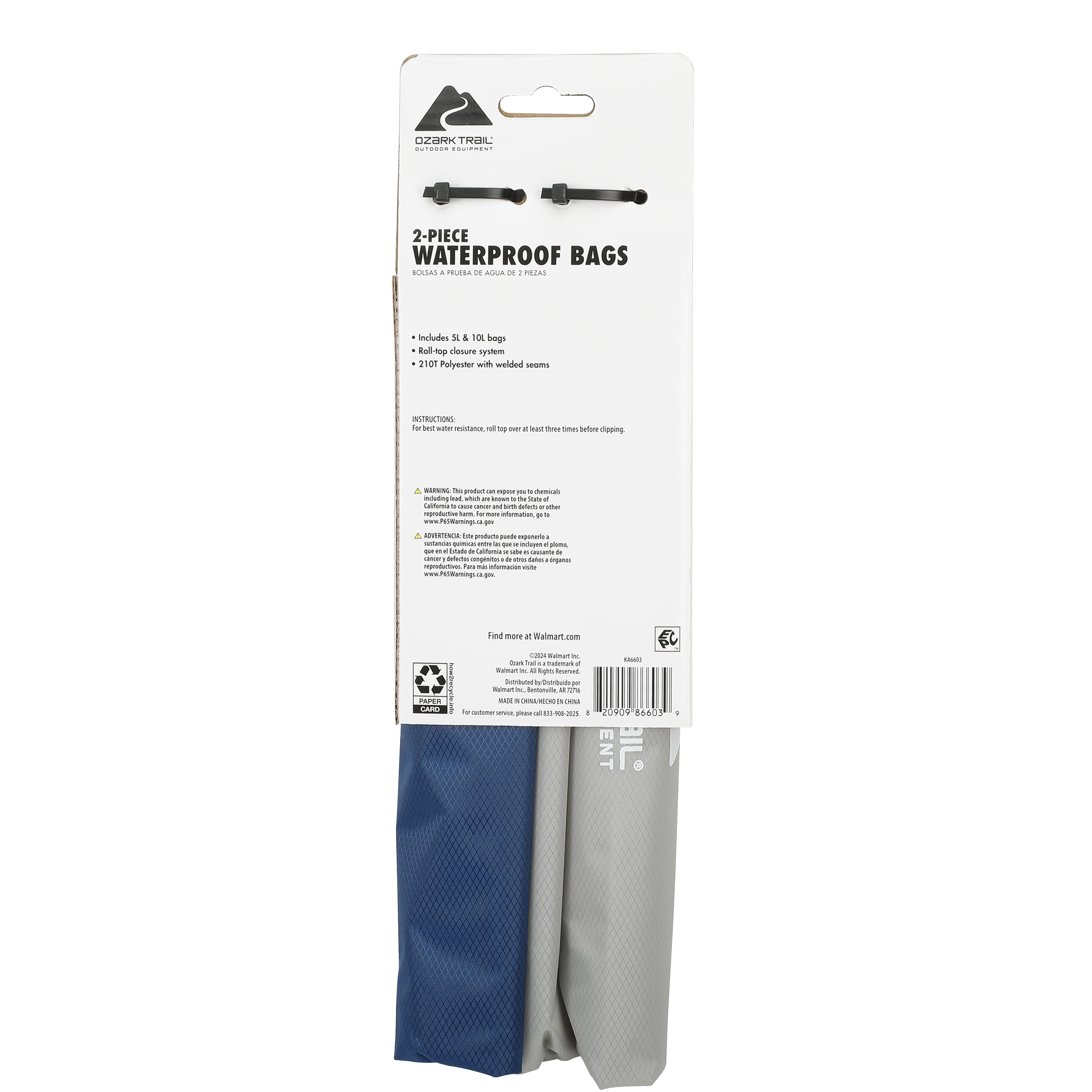 Ozark Trail Dry Bags 2 pack