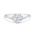 thumbnail image 3 of AFFY 1.25CT Oval, Marquise & Round Lab Created Moissanite Engagement Ring for Women 10K White Gold-9.5, 3 of 6