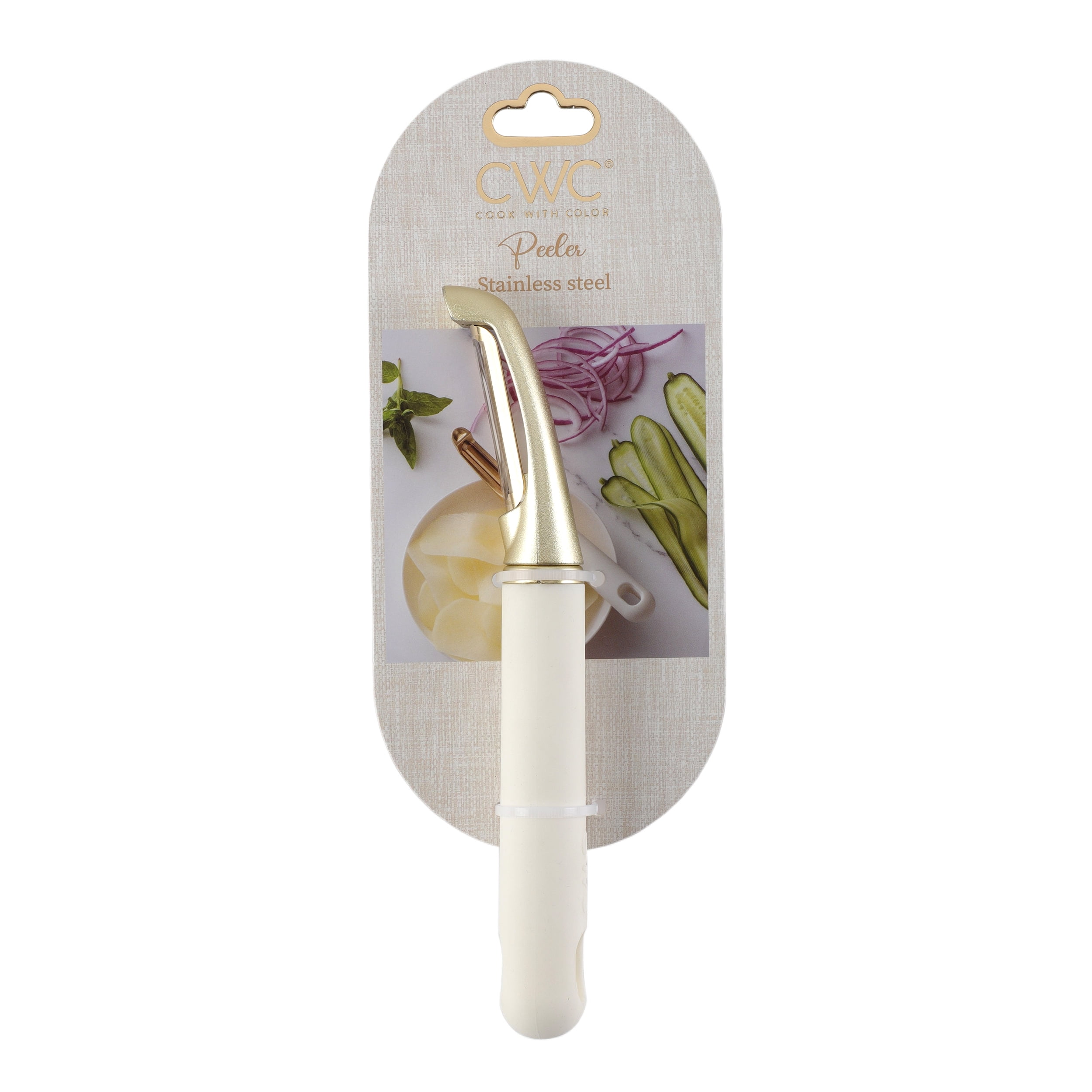 Cook with Color Vegetable Peeler for Potatoes, Fruit, & Veggies – Durable and Versatile Essential Kitchen Tool