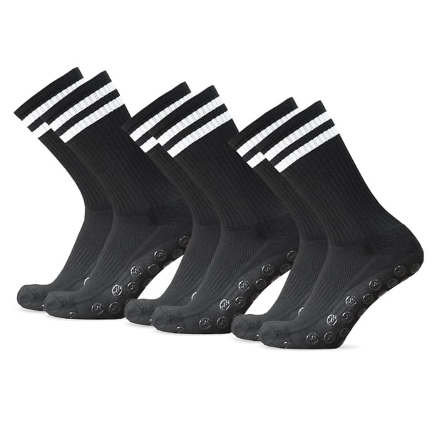 Calcetines de deporte 3 pares de calcetines antideslizantes de fútbol Calcetines deportivos de equip Tomshoo Calcetines de deporte