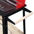 thumbnail image 4 of Charcoal Grill BBQ Grill Portable Grill Table Barbecue Grills with 2 wheels Grill Stand Camp for Garden Backyard Party Outdoor Indoor Table for Camping BBQ Picnic Easy to Assemble, 4 of 14