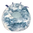 thumbnail image 5 of (2 pack) Animal Adventure 26"W Dragon Cozy Seats, Tie Dye Blue, 3+, 5 of 7