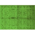 thumbnail image 1 of Ahgly Company Indoor Rectangle Oriental Green Industrial Area Rugs, 2' x 4', 1 of 4
