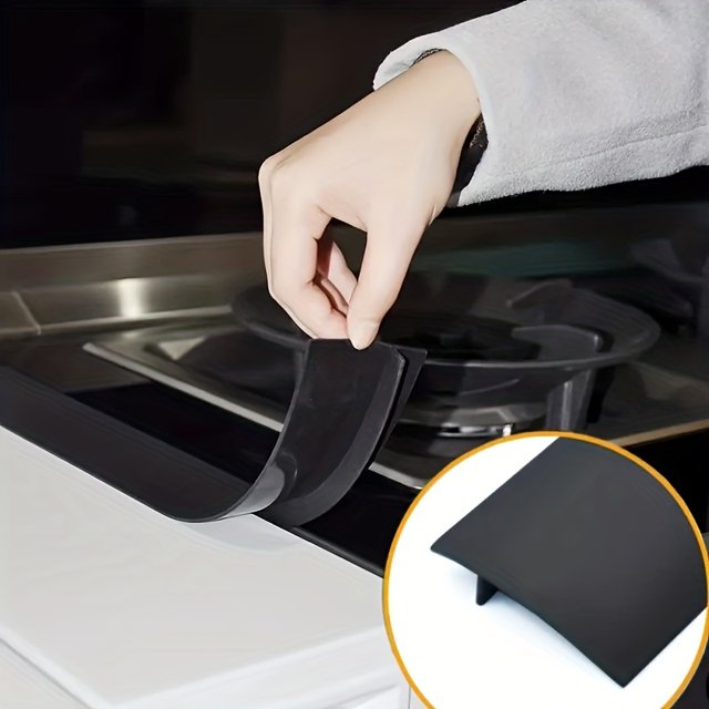 Multi-Purpose Silicone Gap Cover: Heat-Resistant, Easy to Clean, Perfect for Kitchen Gaps – Enhance Hygiene & Aesthetics