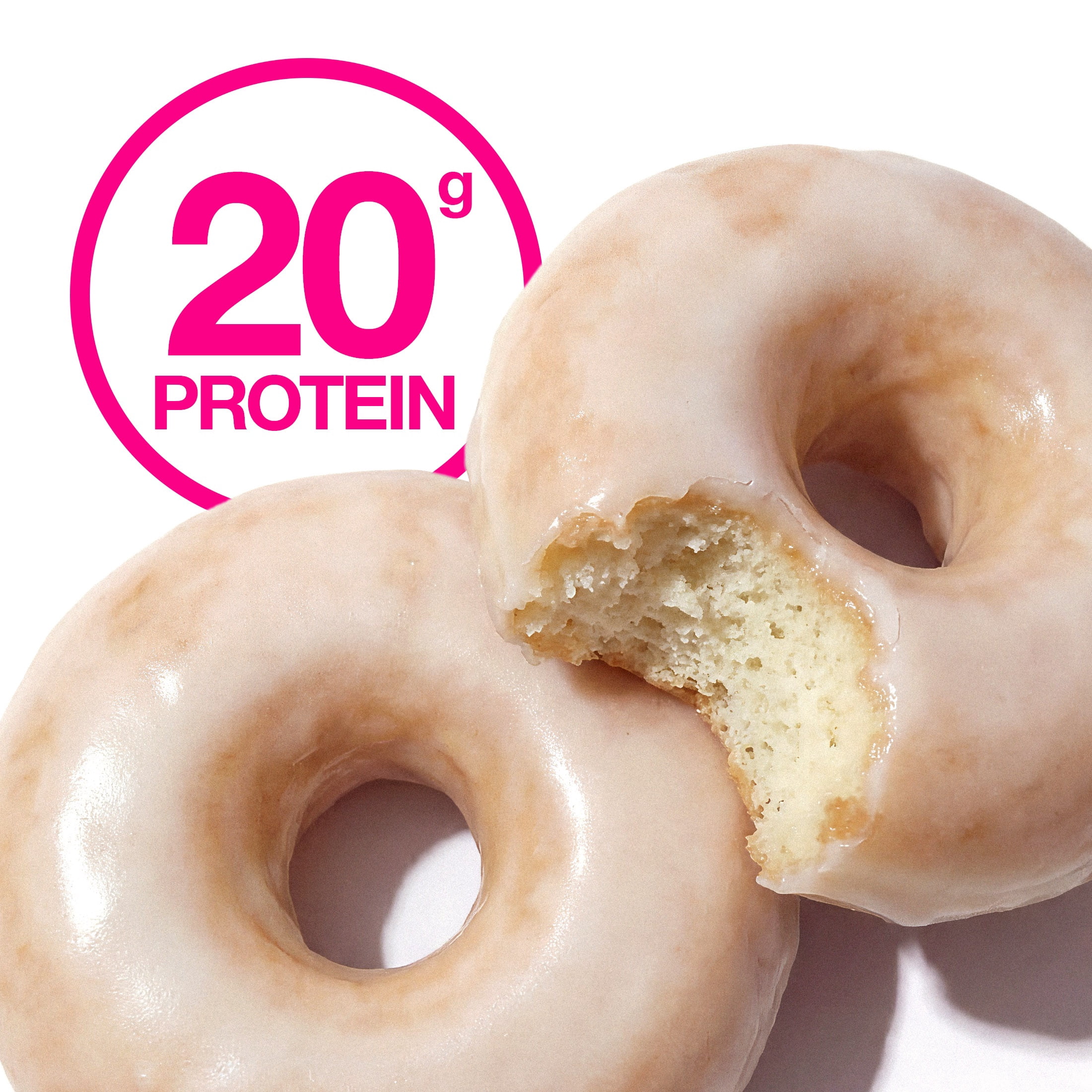 Legendary Foods Mini Protein Donuts, Vanilla Glazed, 20g Protein, 1 Pack, Keto Friendly, Gluten Free