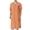 Orange, variant on RongHuan Men's Nightshirt Robe Short Sleeve Soft Nightgown Lightweight Cotton Night Shirt Knee Length Sleepwear