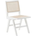 thumbnail image 3 of Meridian Furniture Chaise de Salle à Manger Mid-Century Preston, Blanc (Ensemble de 2), 3 of 8