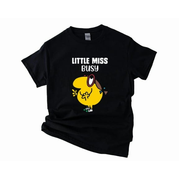 Little Miss Busy Funny Sarcastic Life Humor Saying Quote Unisex T-Shirt