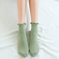 thumbnail image 5 of Womens Ankle High Socks Cotton Bootie Socks Lovely Sweet Frilly Crews Socks Lolitas Ankle Socks Short Socks Hosiery Gifts, 5 of 8
