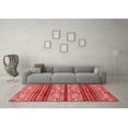 thumbnail image 3 of Ahgly Company Indoor Rectangle Abstract Red Modern Area Rugs, 8' x 12', 3 of 4