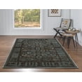 thumbnail image 2 of Linon Home Decor Platinum Area Rug Collection, Blue and Black, 2' x 3', 2 of 4