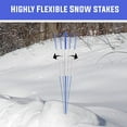 thumbnail image 3 of 100 PCS Blue Inch Driveway Markers 5/16 Inch - with 12" Install Drill Bit,  Stakes,  Plow Markers,  Poles, Rods, 3 of 6