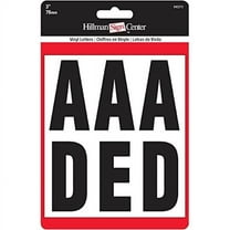 Hillman Fasteners  3 in. Vinyl Letters Kit, Black & White