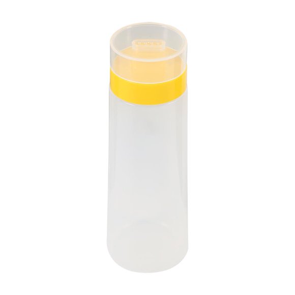 Ejoyous 4-Hole Squeeze Type Sauce Bottle Safe Resin For Ketchup Jam Mayonnaise Olive Oil Yellow/Red,Ketchup Dispenser, Condiment Dispenser