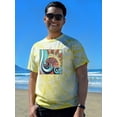 thumbnail image 2 of Ocean Dynamic Poster Art Tie Dye Cyclone Men -Image by Shutterstock, Male Large, 2 of 4