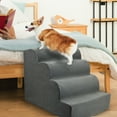 thumbnail image 5 of Precious Tails High Density Foam Scalloped 4 Steps Pet Dog Stairs, 5 of 8