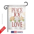 thumbnail image 2 of Breeze Decor 64133 Christmas Peace Joy Love 2-Sided Impression Garden Flag - 13 x 18.5 in., 2 of 3