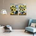 thumbnail image 3 of Canvas Wall Art Sunflower And Lemons  - Set of 2, 3 of 3