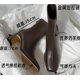 thumbnail image 4 of Botines cuadrados de cuero suave para mujer, botas cómodas de tacón alto con cremallera, zapatos de temperamento Simple, moda de otoño, 4 of 4