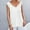 White, variant on EQWLJWE Camisole Fashion Women Summer Sleeveless Solid Color V-Neck Lace Casual Blouse Tops