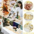 thumbnail image 6 of Tutuviw 1Pc Table Runner Roll, Gold Metallic Foil Thin Mesh, Glitter Table Runner, Gold Table Decorations for Party, Celebrations, Birthdays, Christmas DIY (29ft Lx 11in Wide), 6 of 8