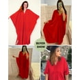 thumbnail image 5 of EDOLYNSA Swimsuit Cover Up Plus Size Beach Kaftan Dress Red Honeymoon Dress, 5 of 9