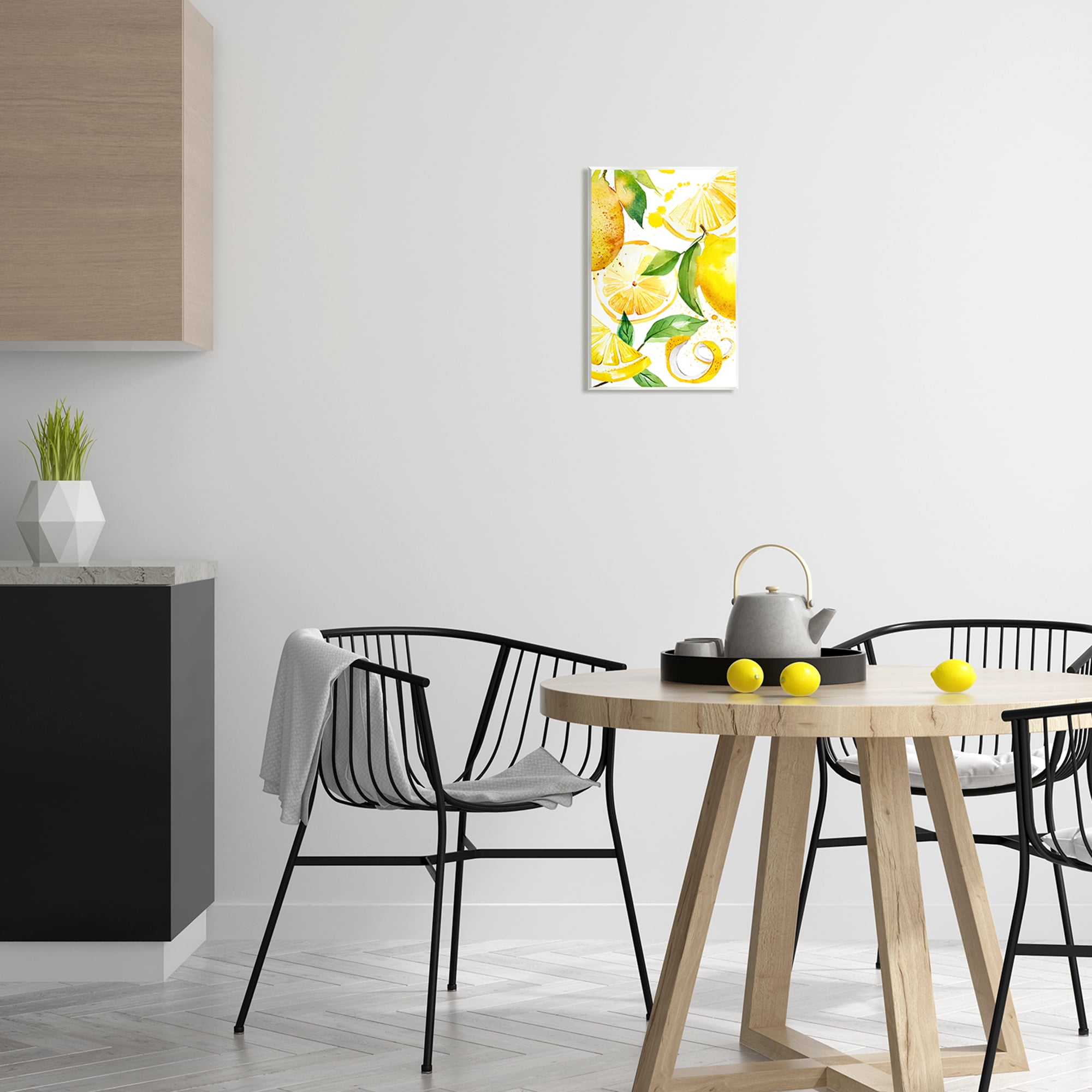 Stupell Industries Modern Lemon Peels Food & Beverage Painting Unframed Art Print Wall Art, 10 x 15